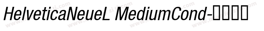 HelveticaNeueL MediumCond字体转换
